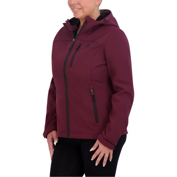 REEBOK Softshell Jacket - Windsor Wine - Picture 2 of 3